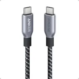 Produktbild: Anker Prime USB C auf USB C Kabel, 240W 90cm Schnellladekabel USB C, Upcycled Nylon im Flecht-Design, 100 Jahre Haltbarkeit, USB 2.0 Kabel für iPhone 16/16 Pro/16 Pro Max/16 Plus, MacBook, Galaxy S24