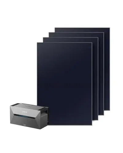 Produktbild: Anker SOLIX Balkonkraftwerk mit Speicher (1820W | 1600Wh), Solarbank 2 E1600 Pro (1600Wh), 4× RS40P IBC Solarpanel (455W), 4 MPPT, 1000W AC, Plug&Play