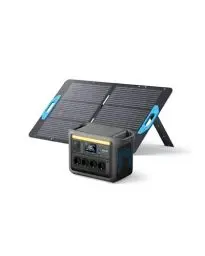Produktbild: Anker SOLIX C1000 Set Tragbare Powerstation mit 100W Solarpanel, LiFePO4 Akku, 1800W Solargenerator, 4230V Steckdosen mit max. 2400W Leistung, LFP Powerstation für Outdoor, Camping und Stromreserve