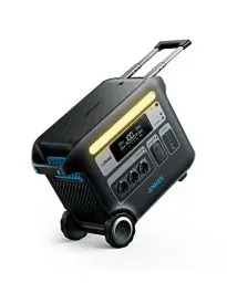 Produktbild: Anker SOLIX F2000 tragbare Powerstation, Powerhouse 767, 2048Wh GaNPrime Solargenerator mit 2300W AC Ausgang, 6× längere Lebensdauer der LiFePO4, 3500W Überspannungsausgang für Camping, Notstrom