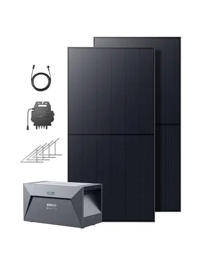 Produktbild: Anker SOLIX RS50B Balkonkraftwerk mit Speicher, Solarbank E1600 und 1080 Wp Photovoltaik-Solarpanel, OTA-Update auf 800 W Mikro-Wechselrichter, 1600 Wh mit WLAN und Halterung