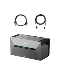 Produktbild: Anker SOLIX Solarbank 2 E1600 Pro, Balkonkraftwerk mit Speicher, All-in-One Stromspeicher mit Mikroinverter, 1,6kWh, 4 MPPT 2400W Solareingang, 1000W AC, 6000 Ladezyklen, 9,6kWh Kapazität, Plug&Play