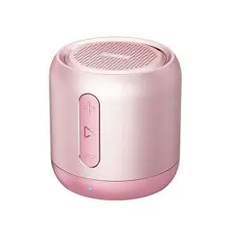 Produktbild: Anker Soundcore mini Bluetooth Lautsprecher, Kompakter Lautsprecher mit 15 Stunden Spielzeit, Fantastischer Sound, 20 Meter Bluetooth Reichweite, FM Radio und intensiver Bass (Rosa)