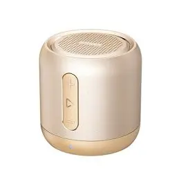 Produktbild: Anker Soundcore mini Bluetooth Lautsprecher, Kompakter Lautsprecher mit 15 Stunden Spielzeit, Fantastischer Sound, 20 Meter Bluetooth Reichweite, FM Radio und intensiver Bass (Gol