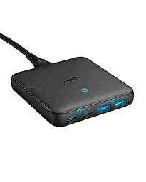 Produktbild: Anker USB-C Ladegerät, 543 (65W II) PIQ 3.0 & GaN 4-Port Netzteil, Dünnes Design, Zwei USB-C Anschlüsse (45W Max), iPad Ladegerät für MacBook, Laptop, iPad Pro, iPhone 16/15