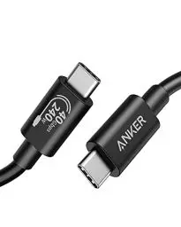 Produktbild: Anker USB 4 Kabel 100cm, Unterstützt 8K HD Display, 40 Gbit/s Datentransfer, 240W USB-C auf USB-C Ladekabel, für iPhone 15Pro/15ProMax/15/15Plus, Typ-C Laptops, Hub, Docking-Station, und mehr