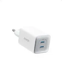 Produktbild: Anker USB C Ladegerät 47W, 523 Charger (Nano 3), kompakt mit 2 Anschlüssen GaN Schnellladegerät für iPhone 16/15/15 Plus/15 Pro/15 Pro Max/14, Galaxy, Pixel 4/3, iPad/iPad Mini (Kabel nicht enthalten)