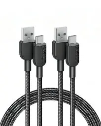 Produktbild: Anker USB C Ladekabel, (2er Set, 180cm) 310 USB auf USB C Kabel, USB A auf USB C für iPhone 16/15, Galaxy Note 10/Note 9/S10+/S10, Huawei, LG V30, Smartphone