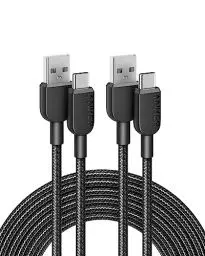 Produktbild: Anker USB C Ladekabel, (2er Set, 300cm) 310 USB auf USB C Kabel, USB A auf USB C für iPhone 16/15, Galaxy Note 10/Note 9/S10+/S10, Huawei, LG V30, Smartphone