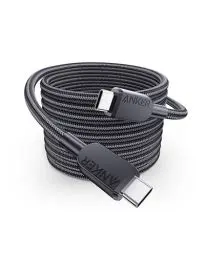 Produktbild: Anker USB C auf USB C Kabel, 240W USB C Kabel 300cm, Kompatibel mit iPhone 16/15 Serie, MacBook Pro/Air, iPad Pro/Air, Galaxy S24, Pixel, Switch, LG (Geflochten, USB 2.0)