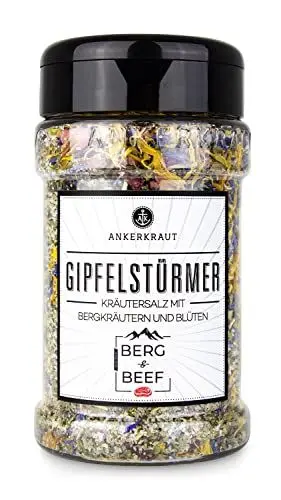 Produktbild: Ankerkraut Gipfelstürmer Gewürz, 150g im Streuer, für Fisch, Fleisch und Gemüse, Allrounder zum Streuen, Lecker zu Hause Kochen, Premium Qualität