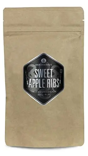 Produktbild: Ankerkraut Sweet Apple Ribs, fruchtige BBQ-Rub Gewürzmischung zum Grillen von Spare-Ribs und Schwein, 750g im aromadichten XXL-Beutel
