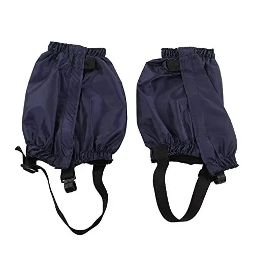 Produktbild: ANKROYU 1 Paar Wander-Beingamaschen, Polyesterfaser-Beingamaschen, wasserdichte Legging-Gamaschen, Kletter-Beingamaschen für Camping, Bergsteigen (Navy Blue)