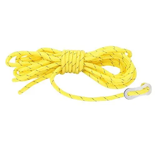 Produktbild: ANKROYU 4 Stück Zeltbefestigungsseil, Nylon-Windseil, Markisenbefestigungsseil, reflektierendes Windseil, reflektierendes Mehrzweckseil mit Schnalle für Zeltmarkise