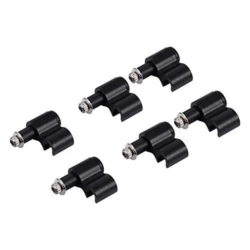 Produktbild: ANKROYU 6 Stück Bremskabeladapter, Fester Fahrradölschlauch aus Aluminiumlegierung, Leichter Sitzrahmen über der Linie, Adapter-Sitzclip für Bremsleitungsrohr