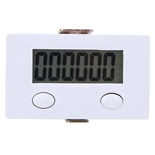 Produktbild: ANKROYU BEM 6C 2,52 x 1,5 x 1,5 Zoll Fingerzähler, elektronischer Zähler mit geringem Stromverbrauch, zuverlässiger digitaler Zähler, manueller Zählzähler für die Büroschule