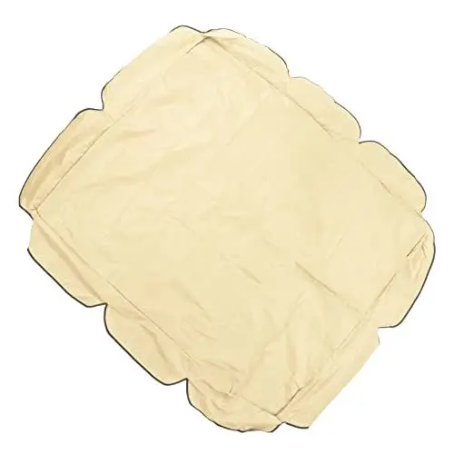 Produktbild: ANKROYU Schaukelüberdachung, 210D silberbeschichteter Oxford-Ersatz für die obere Gartenabdeckung, wasserdichte Ersatz-Schattenabdeckung für den Außenbereich (Beige)