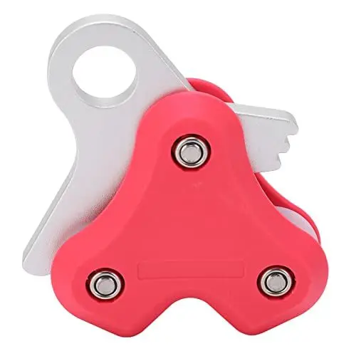 Produktbild: ANKROYU Tauchseil-Retraktor, Tauchrolle aus Aluminiumlegierung, kompakte Tauchrolle, tragbarer Tauchbojen-Seilretraktor für Tauchzubehör (Rosa)