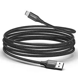 Produktbild: ANMIEL Ultralanges Micro-USB-Kabel 5M, Android-Schnellladekabel, geflochtenes USB-Ladekabel, geeignet für Samsung Galaxy S6/S7,Xbox One S/X, PS4/PS4 Pro/PS4 Slim Controller,Nexus,Sony Handys usw