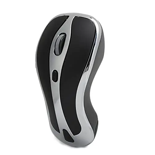 Produktbild: Annadue 2,4G Wireless Maus + USB Empfänger, Ergonomische Drahtlose Optische Computermaus mit 500/1000/1500/1750, 500.000 Facher Tastenlebensdauer, Plug-and-Play.
