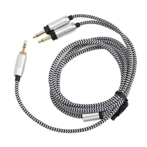 Produktbild: Annadue 3,5-mm-Audiokabel, Kopfhörer-Soundkabel-Ersatz für Focal Elegia, für Glear MG, für Celestee, für Stellia, für Elear, für Clear, für Radiance-Kopfhörer