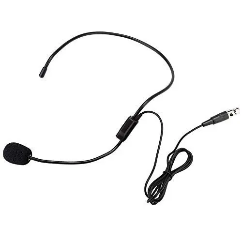 Produktbild: Annadue 3 poliges XLR Headset Mikrofon, Drahtloses Profimikrofon für Sport, Aufführungen, Polizei, Telefonisten, Lautsprecher, Telefone und andere Situationen.