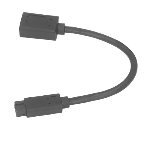 Produktbild: Annadue 6-Pin-auf-9-Pin-Firewire-Kabel, 800 Mbit/s, 7,9 Zoll Lang, Kompatibel mit Kameradrucker, Langlebiges Material