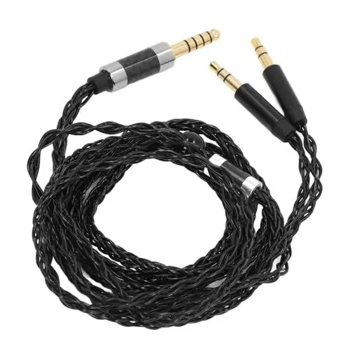 Produktbild: Tangxi Ersatz Audio Upgrade Kabel für AH D600 AH D7200 AH D7100 AH D9200 AH D5200, 4,4 Mm 3,9 Fuß