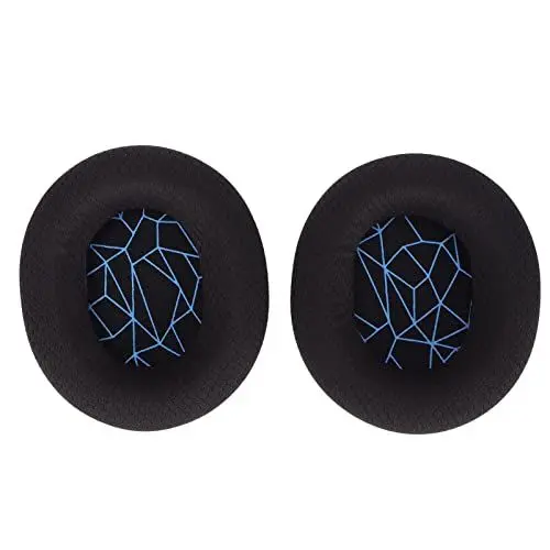 Produktbild: Annadue Ersetzen Headset Ohrpolster für Arctis 3/5/7, ARCTIS 9, ARCTIS 1, ARCTIS Pro Headset.(Schwarze Ohrpolster, Blauer Siebdruck)