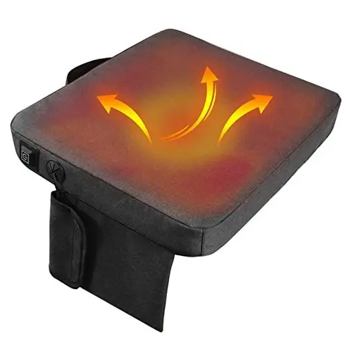 Produktbild: Annadue Heiz Sitzkissen, Herbst/Winter Elektrisches Heizkissen für Camping Im Freien, 3 Gänge Verstellbar, USB Buchse Heizsitzkissen für den Heimgebrauch.