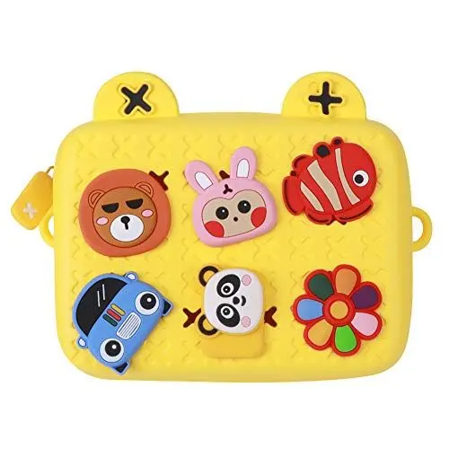 Produktbild: Annadue Kinderkameratasche Niedliche Umhängetasche Messenger Bag Aufbewahrungstasche für Kinderkamera(Gelb)