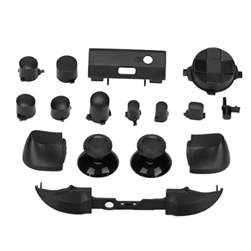 Produktbild: Annadue Komplettes Tastenset für Series, Dpad Bumper Trigger Buttons RT LT RB LB ABXY Buttons Ersatzknopf Reparaturset für Series X & S(Schwarz)
