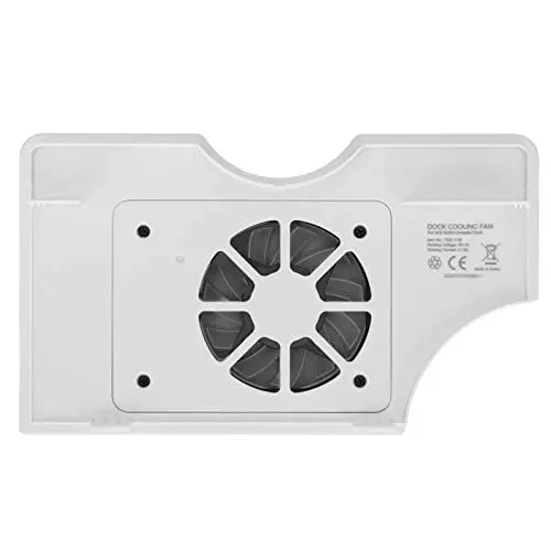 Produktbild: Annadue Kühlerlüfter für Switch OLED, Spielkonsolenheizkörper Bunte Beleuchtung mit Ladekabel, Lüfter für Switch OLED Dock