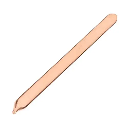 Produktbild: Annadue Kupfer Flache Heatpipe,Computer CPU Kühler Kühlkörper Rohrkühlung Heatpipe,für DIY Kühlung Laptop CPU Kühlkörper(100MM)