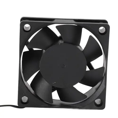 Produktbild: 60mm Gehäuselüfter, Leise PC Lüfter 3000 U/min Hoher Luftstrom Dual Kugellager Kühlgehäuselüfter, 4-Pin Lüfter für PC Gehäuse
