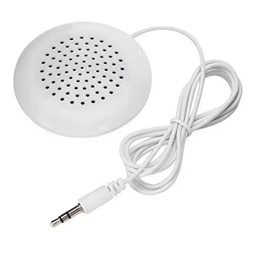 Produktbild: Annadue Tragbarer Audio-Lautsprecher, Stereo, für Handy/MP3-Player, MP4/CD, mit 3,5 mm Klinkenstecker, Nachttischlautsprecher zum Schlafen