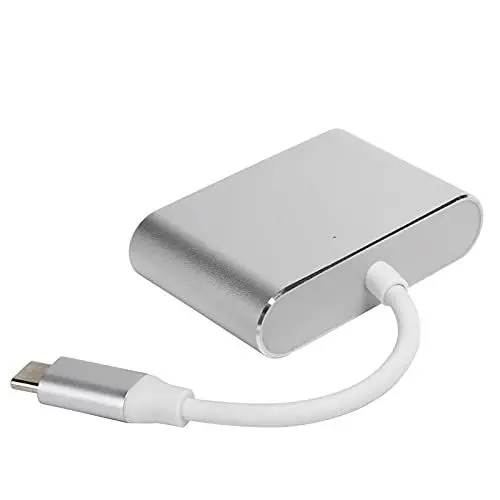 Produktbild: Annadue USB C auf VGA Adapter, Typ C auf VGA Converter Adapter Dock für Handys Laptops auf TV Projektoren, Stecker auf Buchse Multi-Display Video Converter