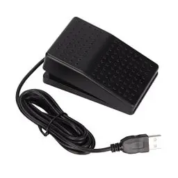 Produktbild: Annadue USB Einzel Fußschalter Aktion Schalter Tastaturpedal, Mechanischer USB Einzelpedalschalter, Programmierbare Computertastatur Maus mit 2 M Kabel.