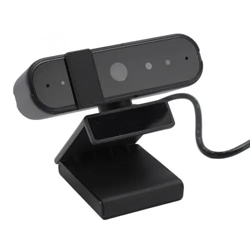 Produktbild: Annadue USB PC Webcam, 1080P Autofokus Webkamera mit Privater Abdeckung für Computer, 120 Grad Weitwinkel USB Webcam mit Gesichtserkennung für 10 11
