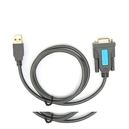 Produktbild: Annadue USB-auf-RS-232-Vollduplex-Kabel USB-auf-Seriell-Adapter Mindpure-Kabelkonverterkabel für Serielle Schnittstelle US015 USB-auf-DB9-RS-232-Stecker auf Stecker Computer-Konverterkabel