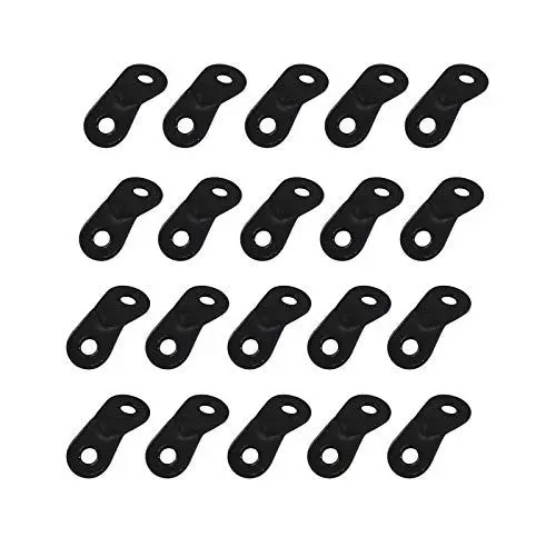 Produktbild: Annakideya Zeltspanner aus Aluminiumlegierung, superleicht, stark, Spannseil, verstellbar, Schnalle, für Wandern, Camping, Rucksackreisen, Schwarz, 20 Stück