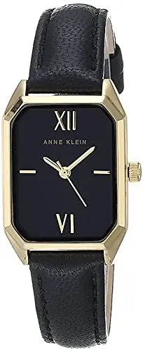 Produktbild: Anne Klein Women's Leather Strap Watch Black
