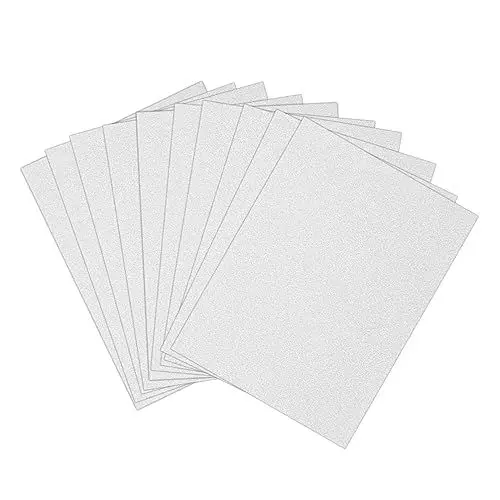 Produktbild: Anneome 10 Blatt A4 Glitzerkarton – Papierkarten Funkelnde Bastelarbeiten Glitzerpapier Für Scrapbooking
