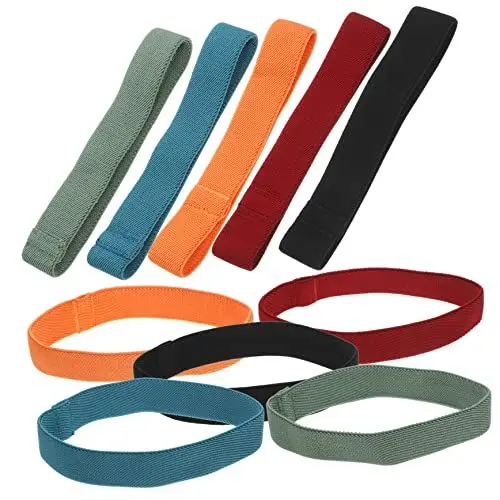 Produktbild: Anneome 10 Stück Box Bento Box Gurt Schwarz Gummiband Band Nylon Hohe Elastizität