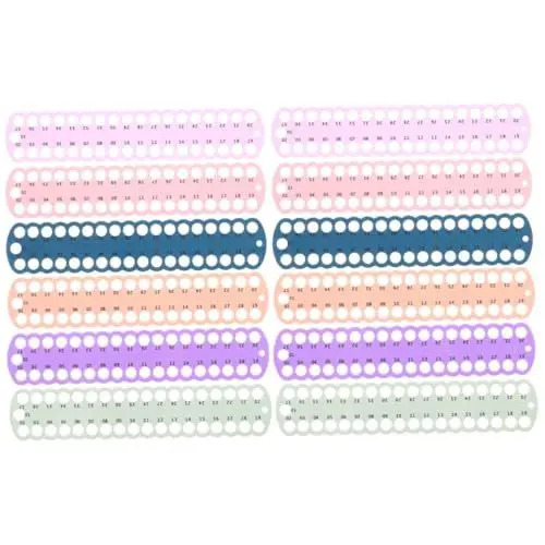 Produktbild: Anneome 12 STK Kreuz Stich Gewinde Brett Stickerei-Organizer Stickzubehör Wiederverwendbarer Zahnseide-Organizer Praktischer Stick-Organizer Praktischer Fadenhalter Nähgarn Plastik