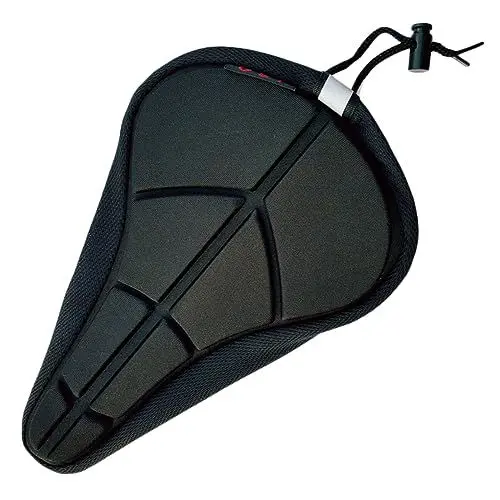 Produktbild: Anneome 1Stk Fahrradsitzkissenbezug fahradsattelbezüge Fahrradsitzbezug Siehe Fahrradzubehör Fahrrad sitzpolster Abdeckung Trailbike Pad-Abdeckung Bequemer Fahrradsattelbezug Black