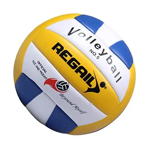 Produktbild: Anneome 1Stk PU-Volleyball normaler Volleyball Ausbildung Beach-Volleyball Volleyballparty Volleyball trainieren wasserdichter Volleyball Outdoor-Volleyball groß Milchpackung Fitness