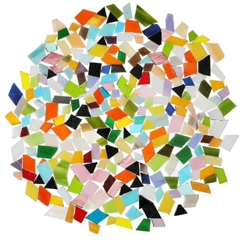 Produktbild: Anneome Mosaikfliesen-set Glasmosaikfliesen Zum Basteln Buntglas-set Bilderrahmenfliesen