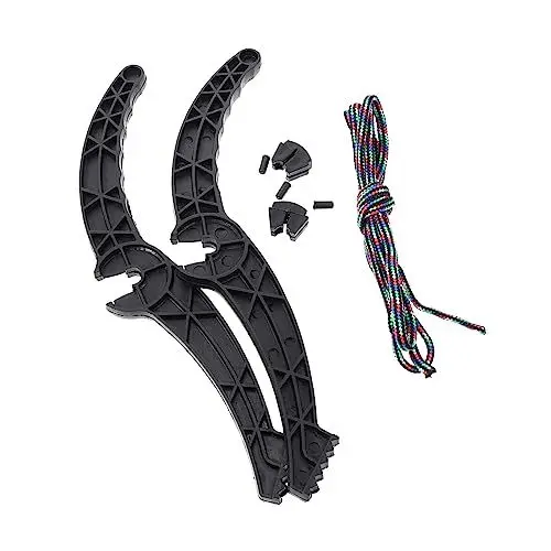 Produktbild: Anneome 1 Paar Anti Rutsch Skibrett Handbremshebel Schneeschlitten Bremshebel Griff Skizubeh R Ersatzteile rutschfest
