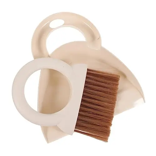 Produktbild: Anneome 1satz Mini Staubbesen Und Kehrschaufel Set Tischreinigung Set Für Büro Und Zuhause Langlebige Kunststoffmaterialien Für Computerraum Schlafraum Und